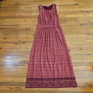 Garnet Hill Red Maxi Dress